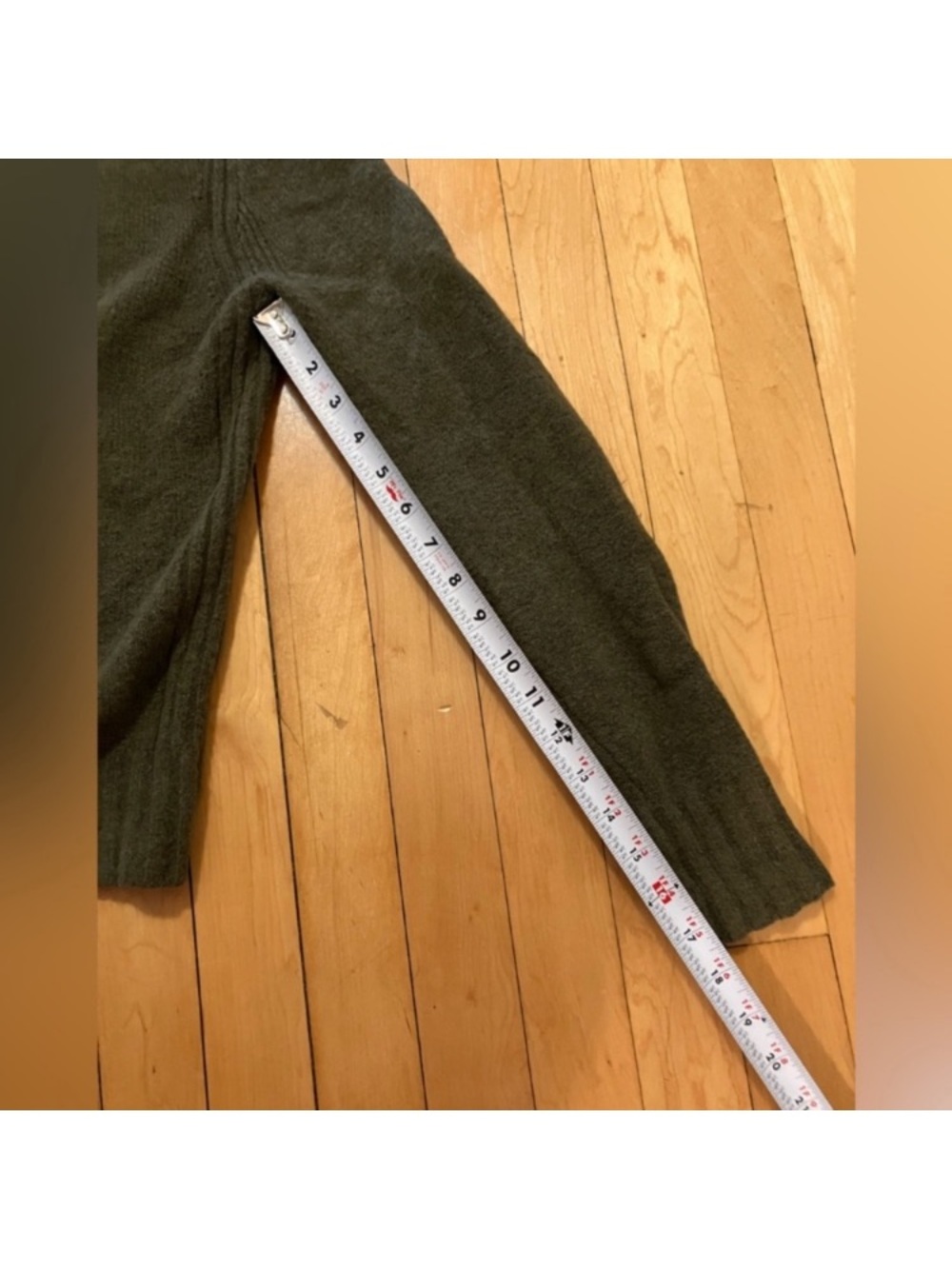 J. Crew Olive Green Wool Alpaca Mockneck Sweater Small - Picture 9 of 9